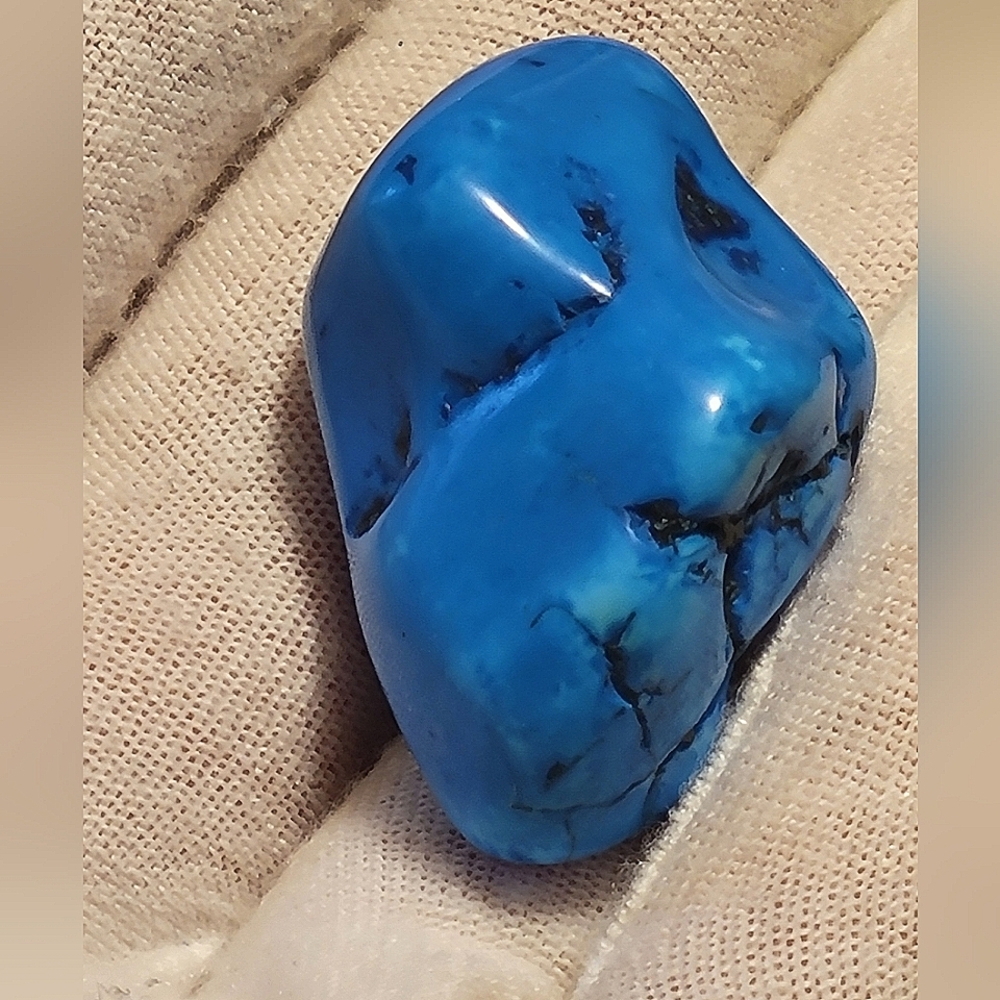🌟 85.65ctw Natural Rough Turquoise Nugget Polished Rough Crystal Arizona